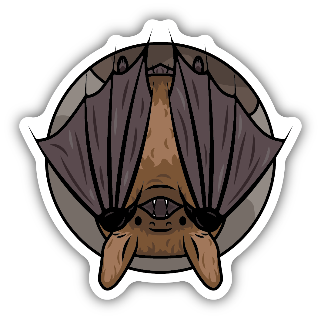 Cave Bat Sticker