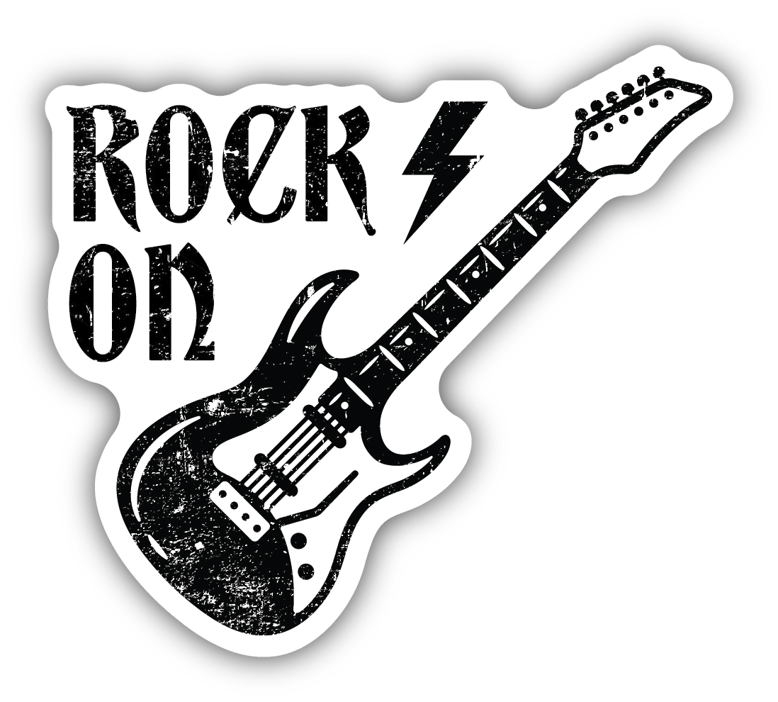 Rock On Sticker