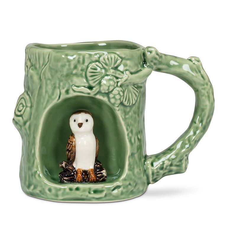 Tree Look Mug with Barn Owl
