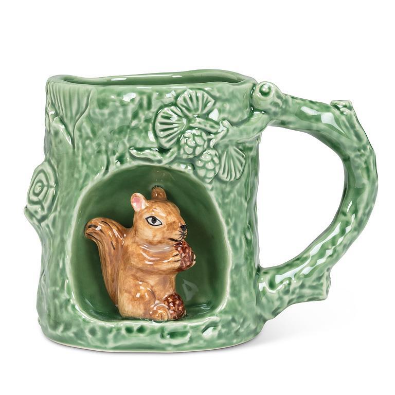 Tree Mug Look with Squirrel