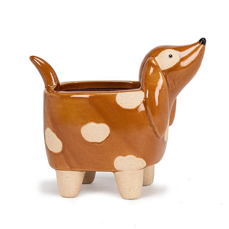 Small Dog on Legs Planter Bird Kingdom Giftstore