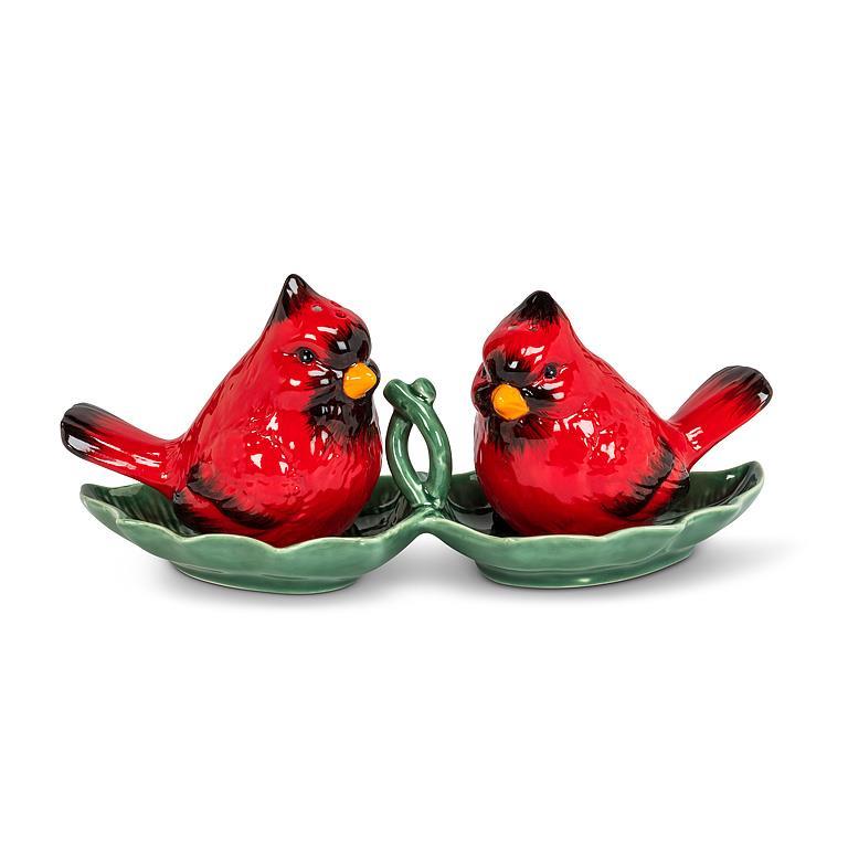 Cardinal Salt & Pepper Shaker with Tray