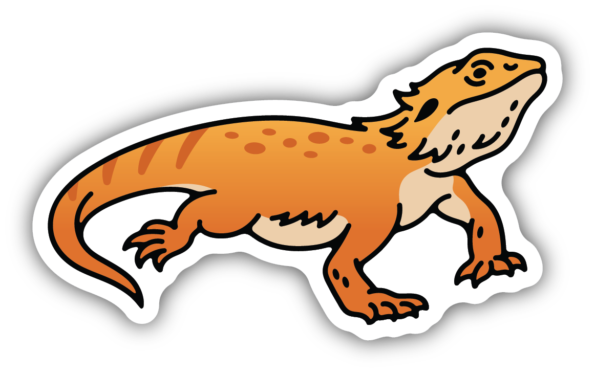 Bearded Dragon Sticker