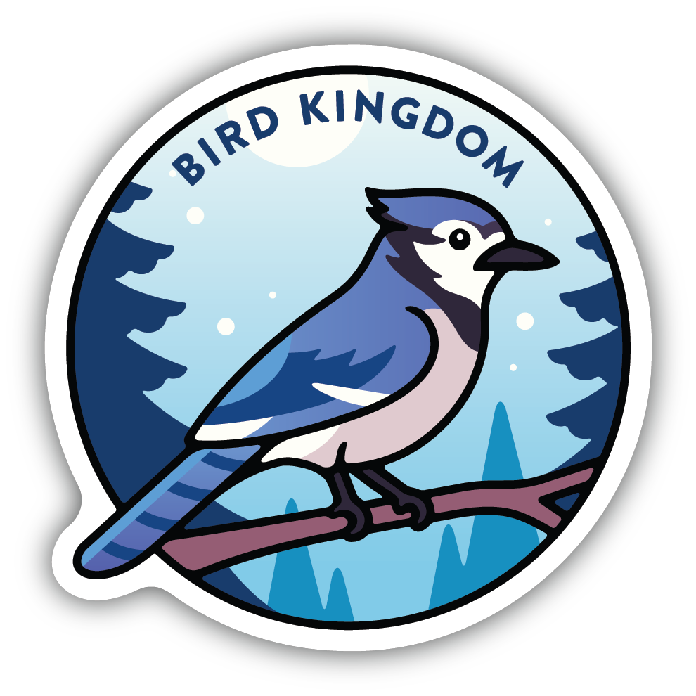Blue Jay Bird Kingdom Sticker