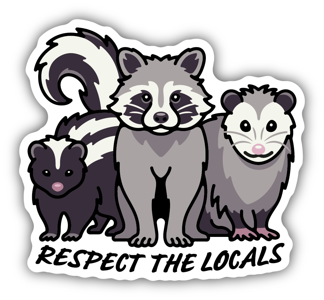 Respect The Locals Sticker