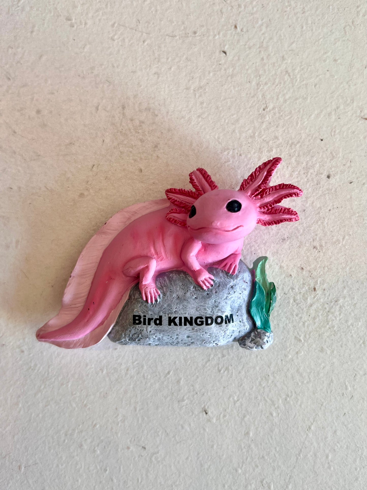 Ceramic Axolotl Bird Kingdom Magnet