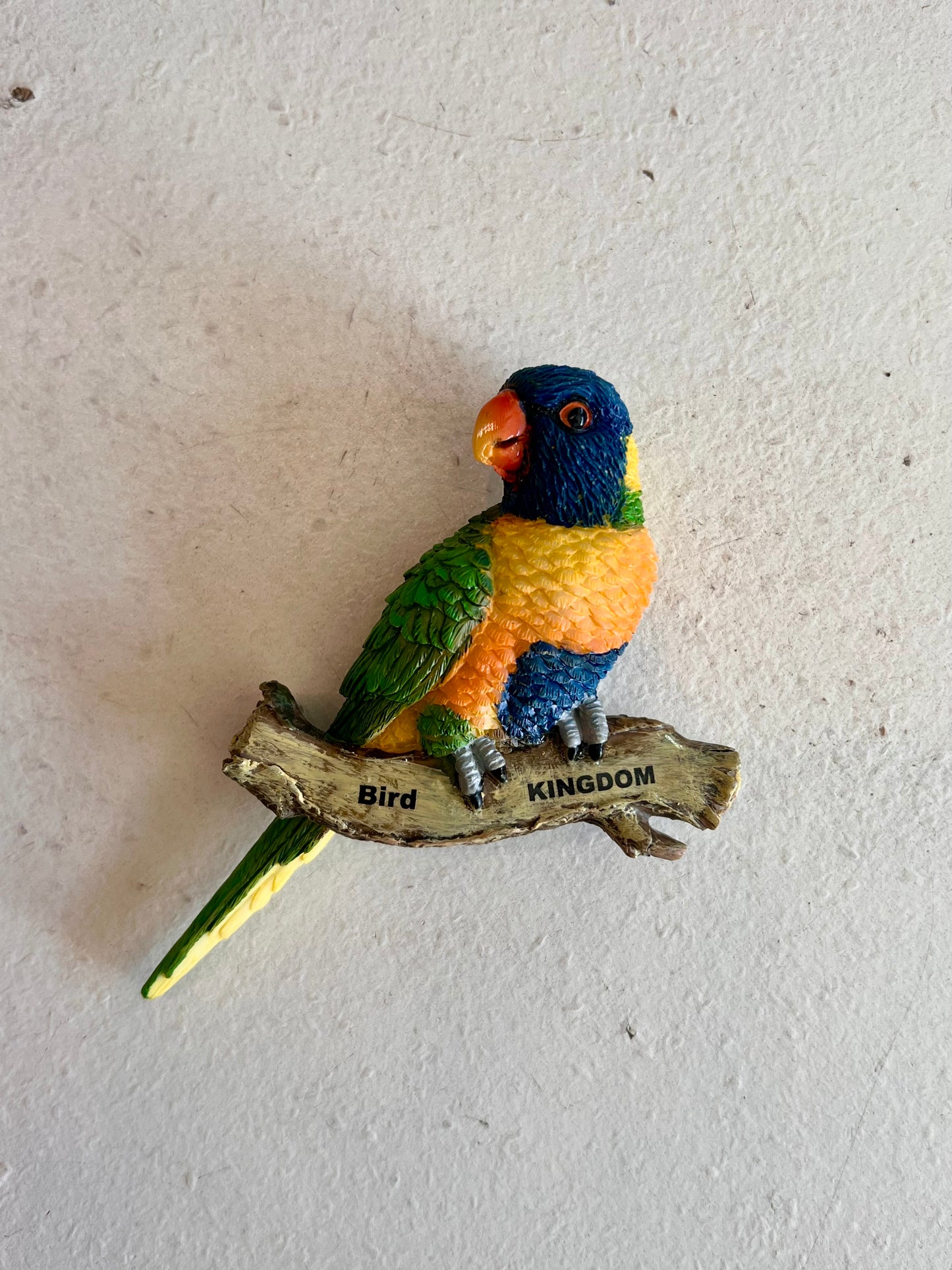 Ceramic Rainbow Lorikeet Bird Kingdom Magnet
