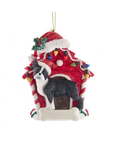 4" Boston Terrier Holiday Ornament
