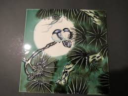 Love Birds Ceramic Tile