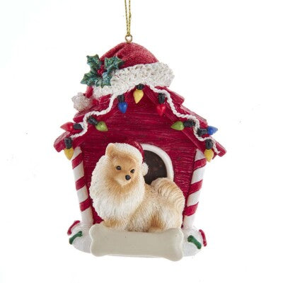 4" Pomeranian Holiday Ornament