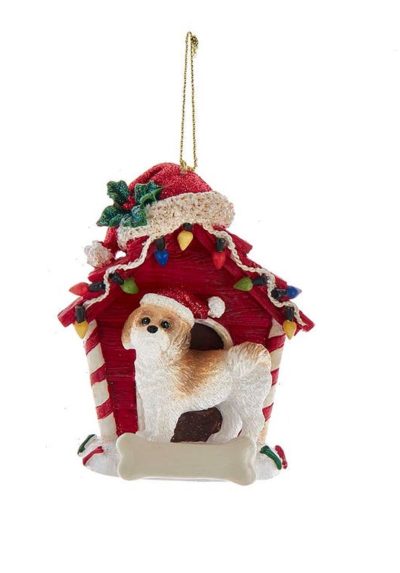 4" Shih Tzu Holiday Ornament