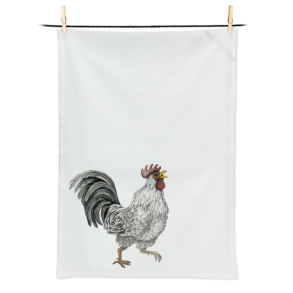 Rooster Tea Towel