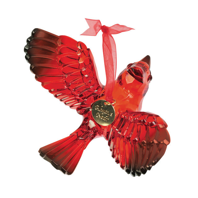 Acrylic Red Cardinal Ornament