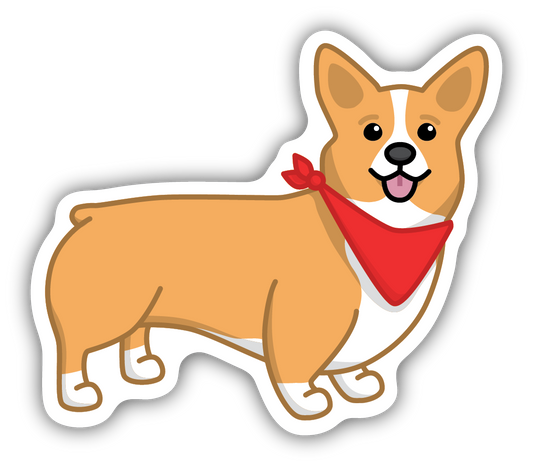 Corgi Dog Sticker