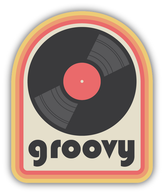 Groovy Sticker