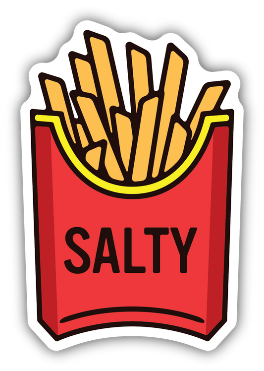 Salty- French Fry Sticker