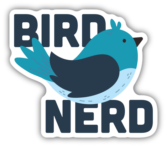 Bird Nerd Sticker