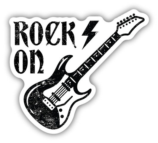 Rock On Sticker