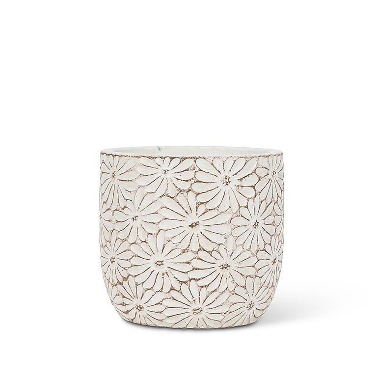 Small Round Daisy Planter