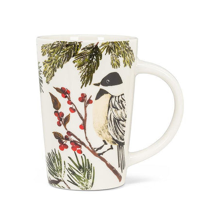 Chickadee on a Branch Tall Mug