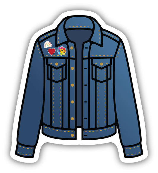 Denim Jacket Sticker