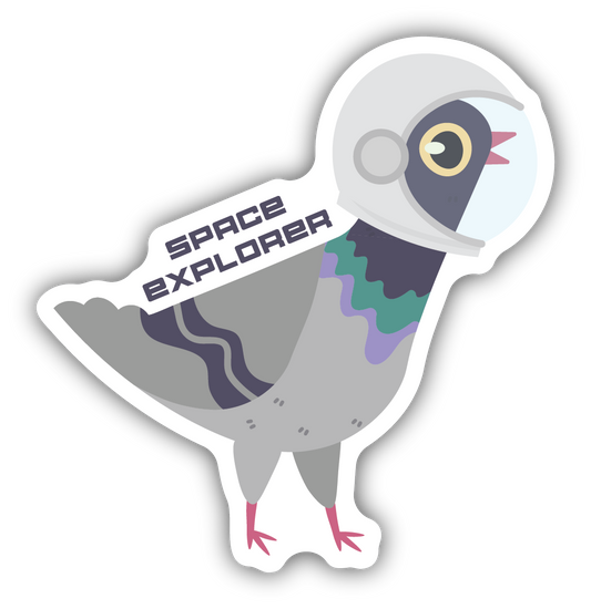 Space Explorer Sticker