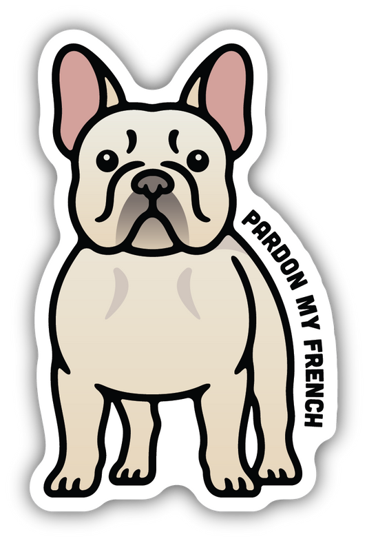 Pardon My French - Dog Sticker