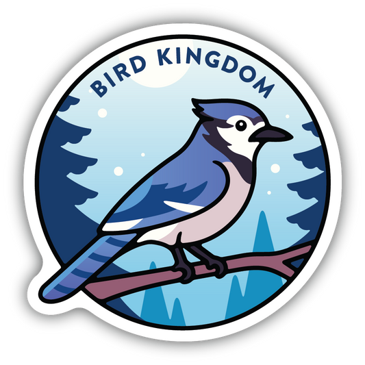 Blue Jay Bird Kingdom Sticker
