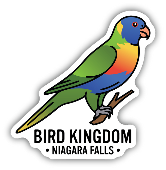 Rainbow Lorikeet Bird Kingdom Sticker