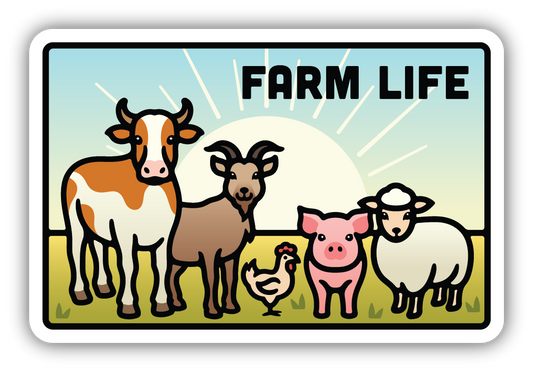 Farm Life Sticker