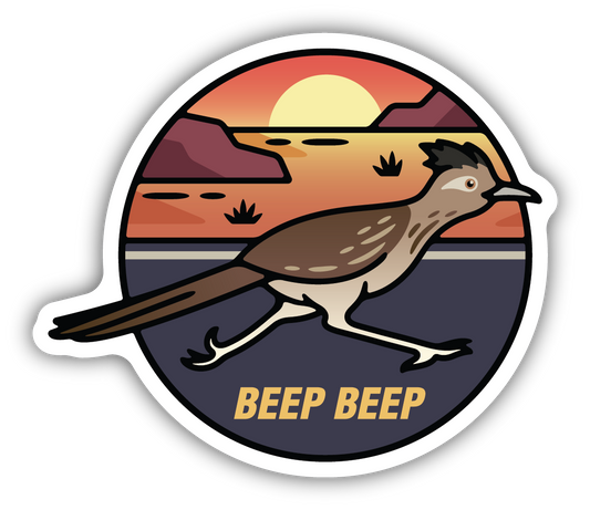 Beep Beep Roadrunner Sticker