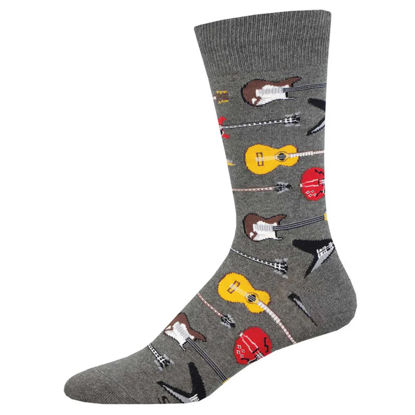 Guitar Riff - Men's Cotton Socks