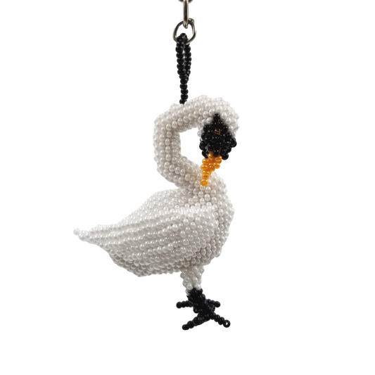 Swan Keychain