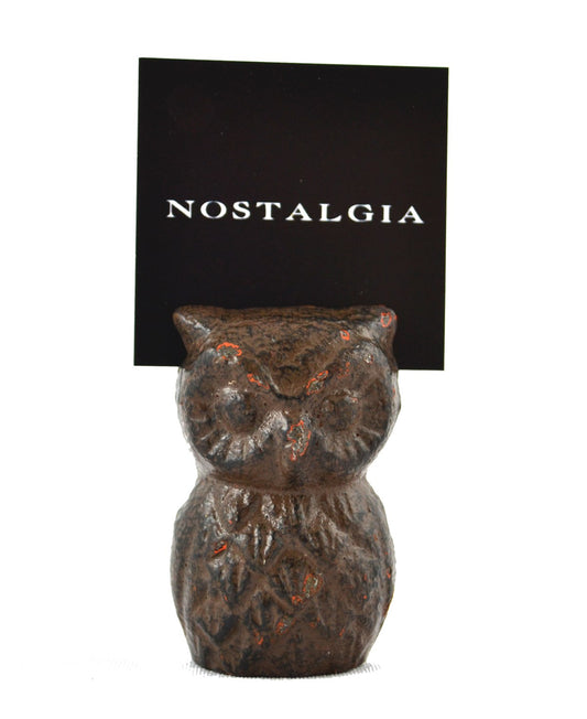 Brown Owl Card Holder