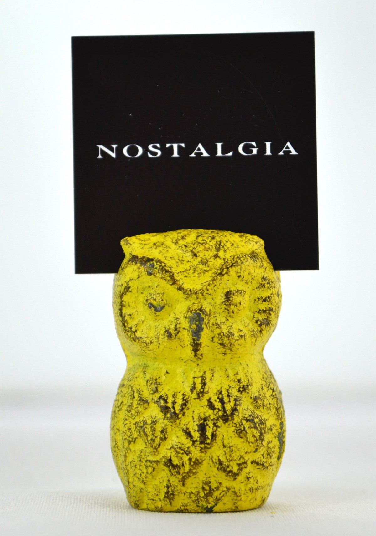 Yellow Owl Card Holder