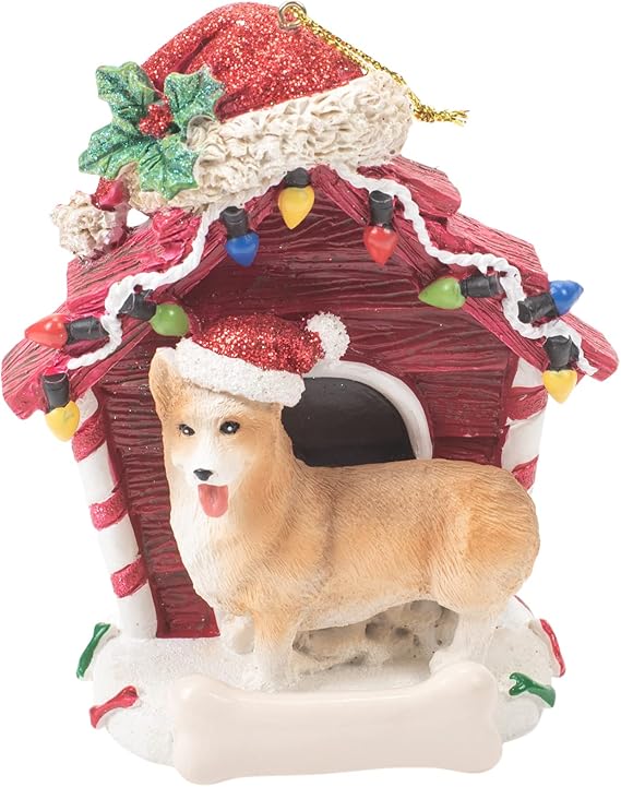 4" Corgi Holiday Ornament