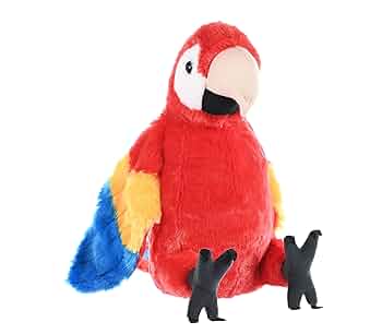 12" Scarlet Macaw Stuffed Animal