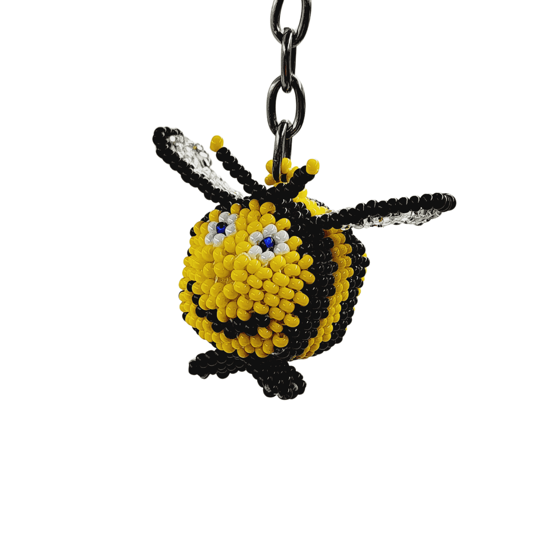 Happy Bee Keychain