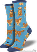 Golden Retriever - Women's Cotton Socks