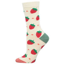Strawberry - Women's Cotton Socks
