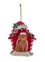 4" Labradoodle Holiday Ornament
