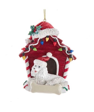 4" Poodle Holiday Ornament