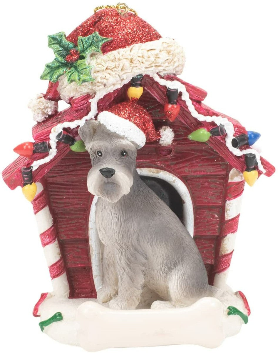 4" Schnauzer Holiday Ornament