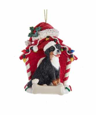 4" Bernese Holiday Ornament