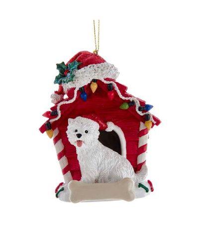 4" Westie Holiday Ornament