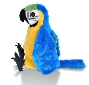 Blue & Gold Macaw Stuffed Animal - 12"