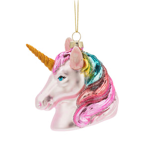 Pink Unicorn Ornament