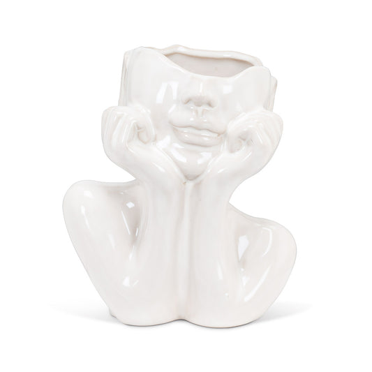 Head in Hands Vase