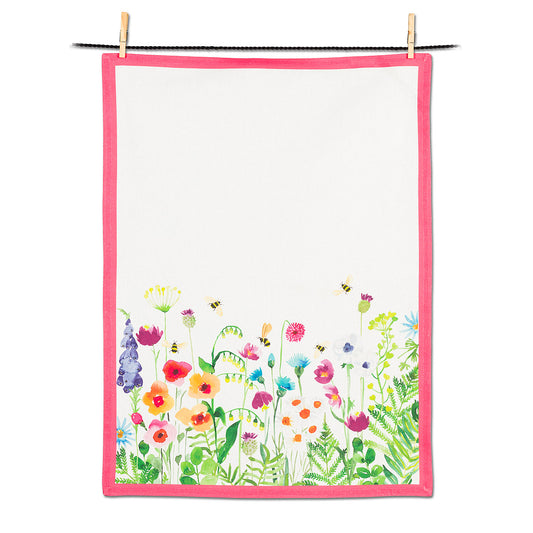 Bee Garden Tea Towel