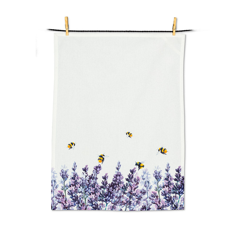 Lavender & Bee Tea Towel